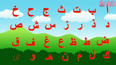 ترتيب الحروف الابجدية