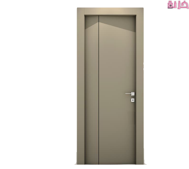 باب غرفة خشبية حديث