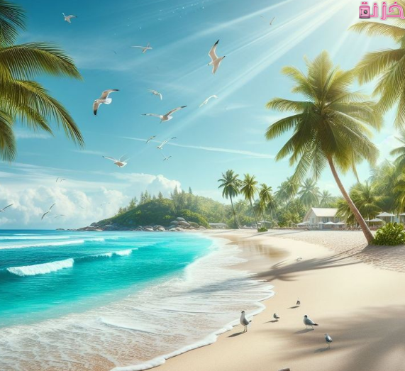 صور سطح المكتب كيوت علي البحر