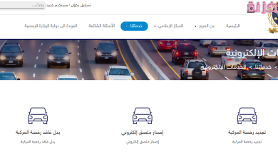 الإستعلام عن بيانات سيارة برقم اللوحة فى مصر