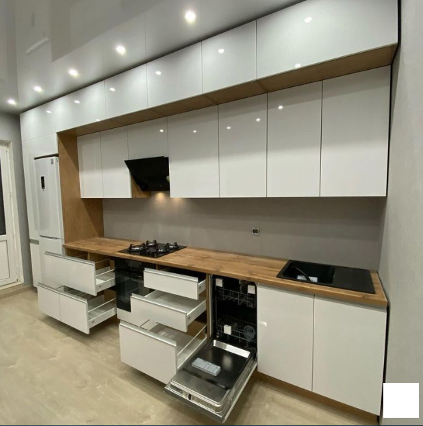 صور مطبخ باللون الابيض متميز