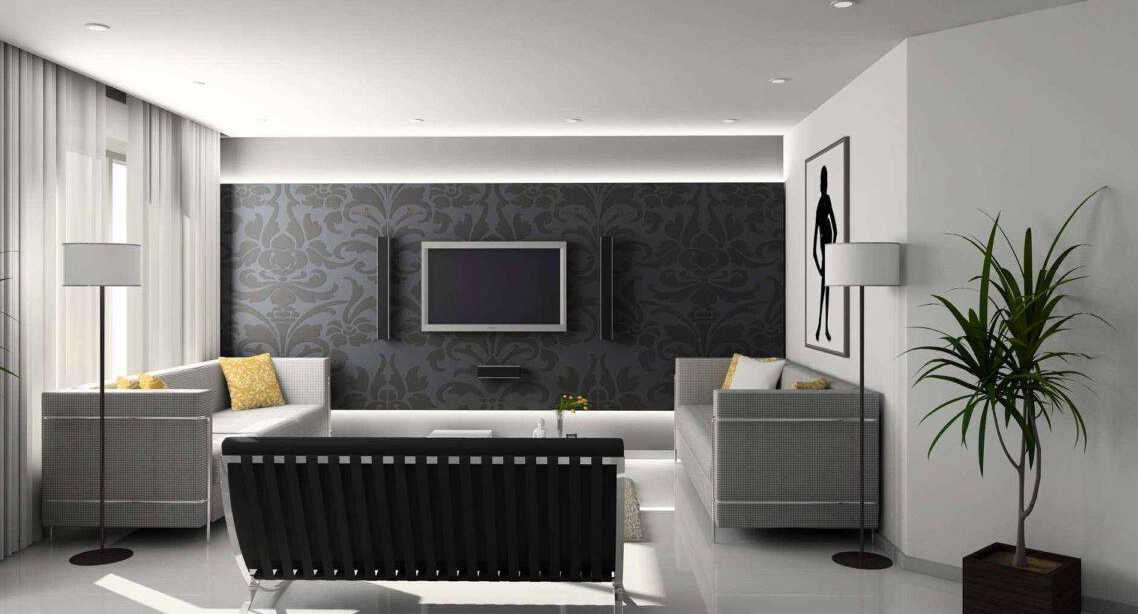 ديكور شقة بلون الجراي