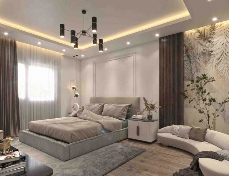 ديكور شقة بلون البيج