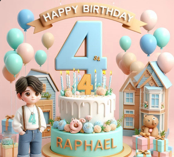 صور عيد ميلاد طفل 4 سنوات