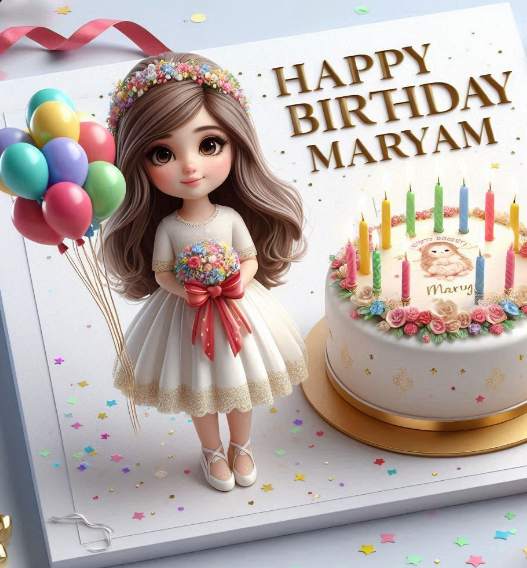 عيد ميلاد سعيد مريم