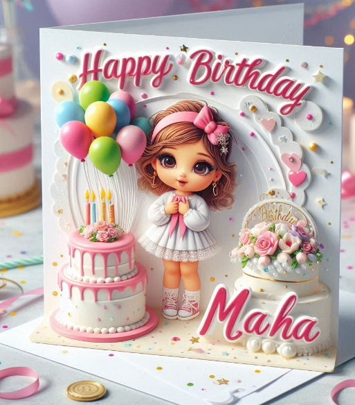 عيد ميلاد سعيد مها