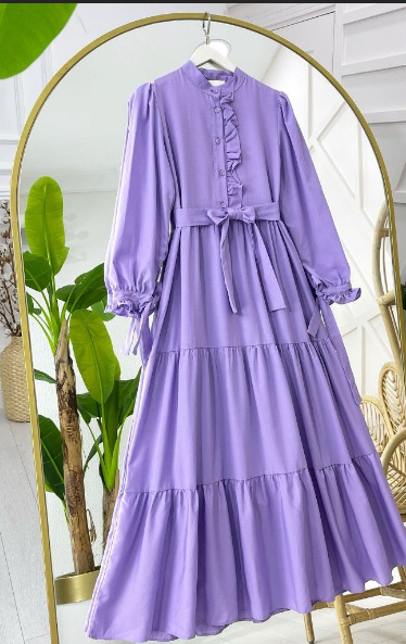 فساتين محجبات صيفي فخم