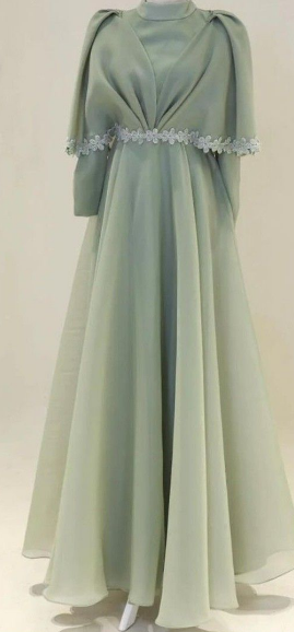 دريسات سواريه باللون المنت