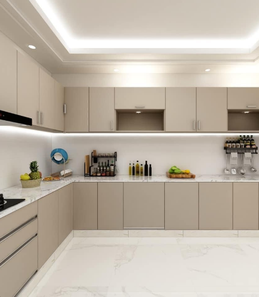 سيراميك مطابخ باللون الفخم