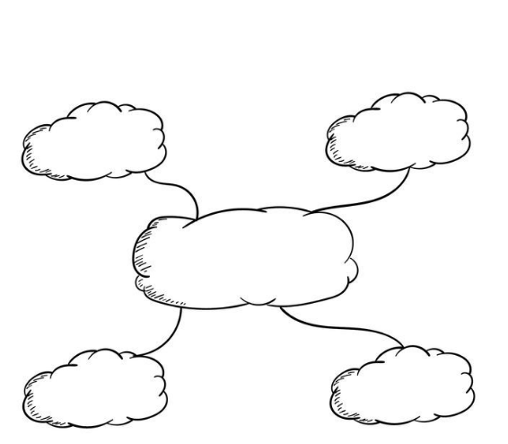 أشكال خرائط مفاهيم فارغة