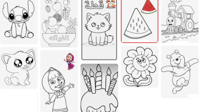 صور رسومات تلوين