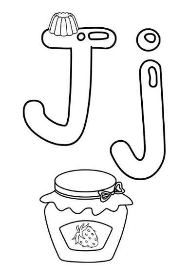 رسومات تلوين الحروف الإنجليزية