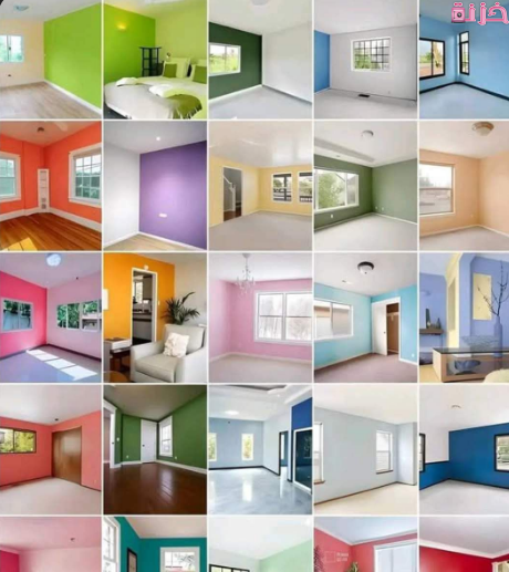 الوان غرف نوم