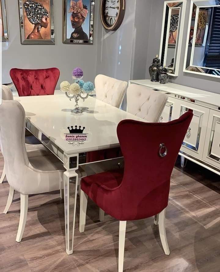 كراسي سفرة مودرن منجدة