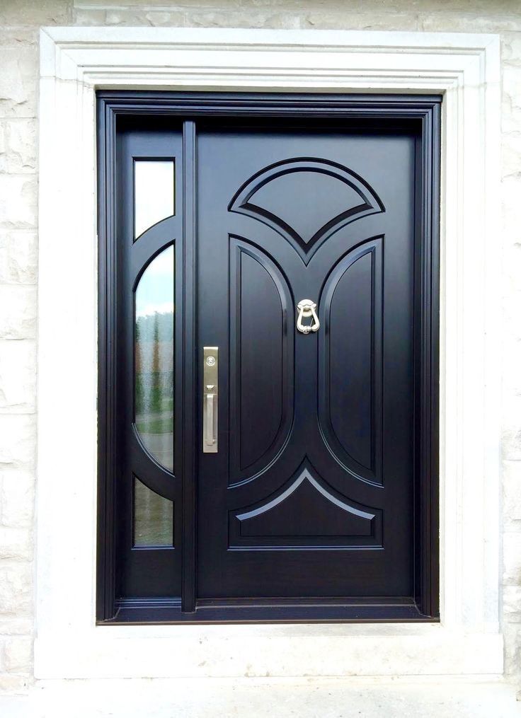 ابواب خشب خارجية درفتين