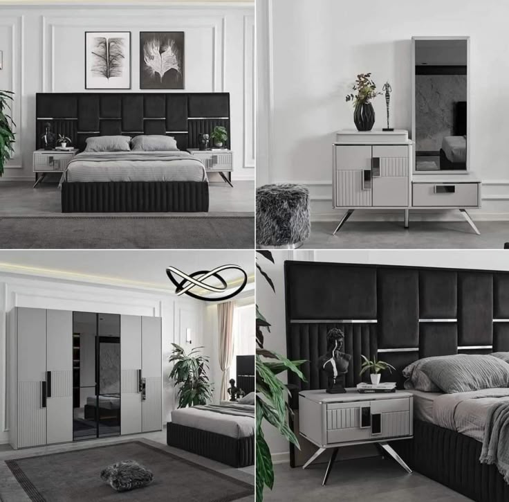 غرف نوم مودرن كامله مصري