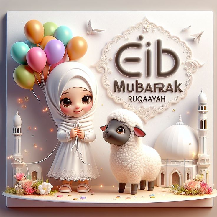 صور العيد احلى مع رقيه