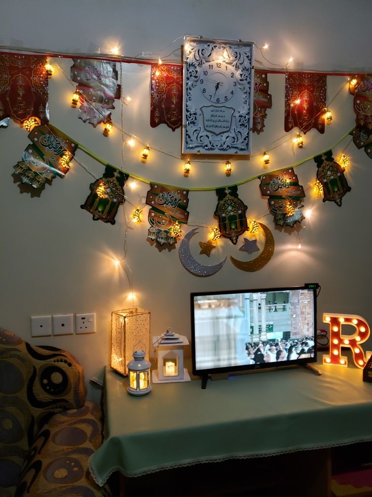 زينة رمضان للبيت بالورق