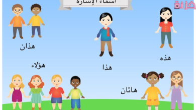 اسماء الاشارة