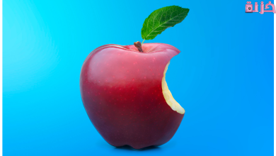 كم عدد السعرات الحرارية في التفاحة