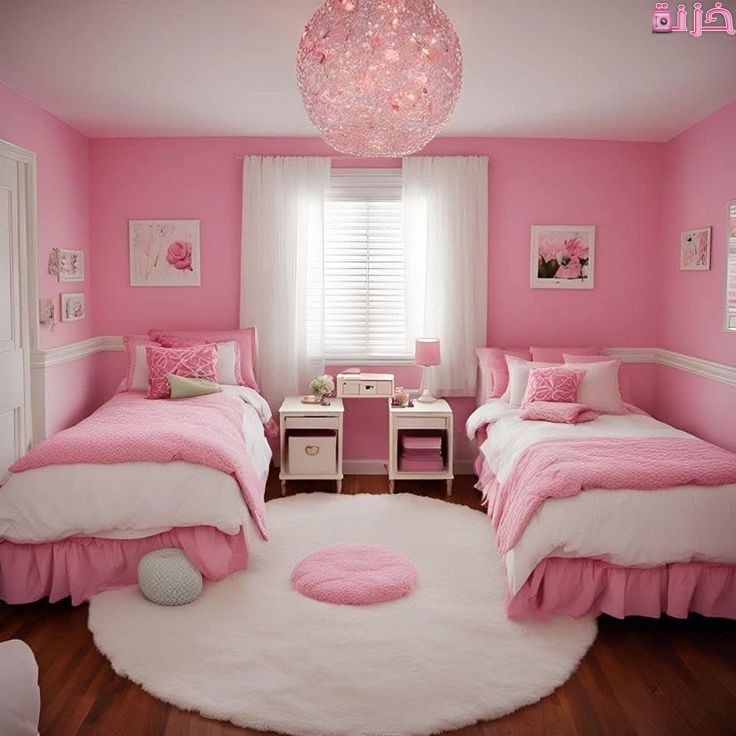غرف نوم اطفال بنات مودرن