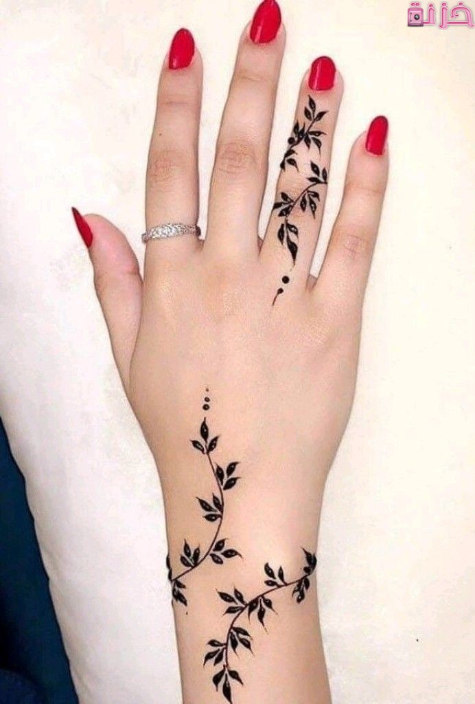 رسومات حنة للبنات رقيقه