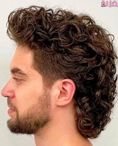 تسريحات شعر مجعد طويل للرجال