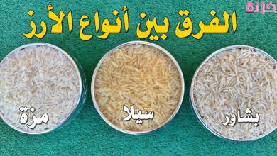الفرق بين أنواع الرز السعودي والبشاور وكيف أعرفه