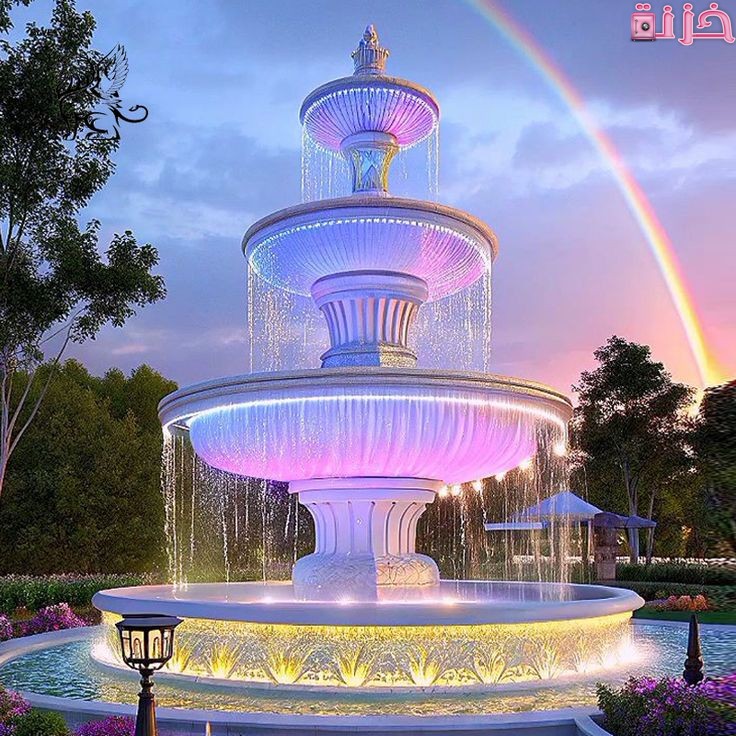 اشكال نوافير منزلية خارجية