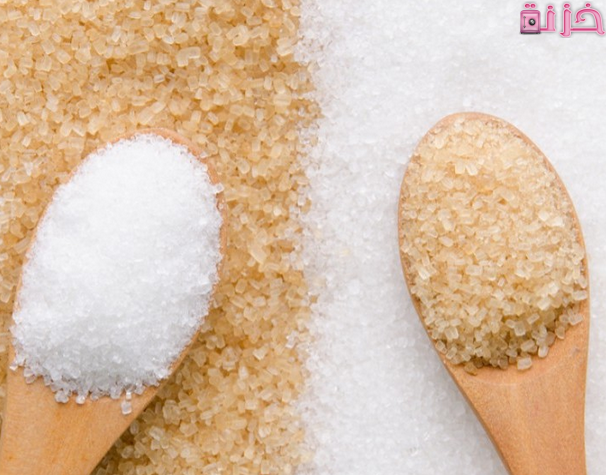الفرق بين السكر البني والسكر الابيض