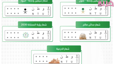 رسوم و طريقة طلب لوحات السيارات الجديدة بشعار مميز في السعودية