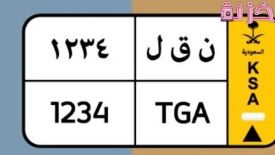 رسوم و إجراءات استخراج لوحات السيارة ذات بطاقة جمركية