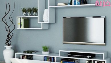 ترابيزات شاشات خشب مودرن