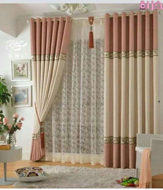 اشكال ستائر على مواسير مودرن