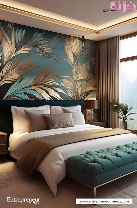 ورق جدران ثلاثي الابعاد غرف نوم