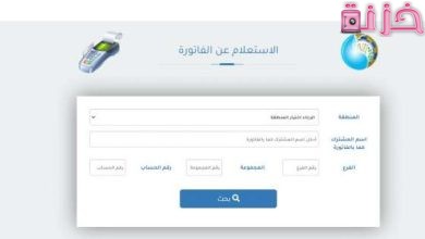 الإستعلام عن فاتورة المياه القاهرة